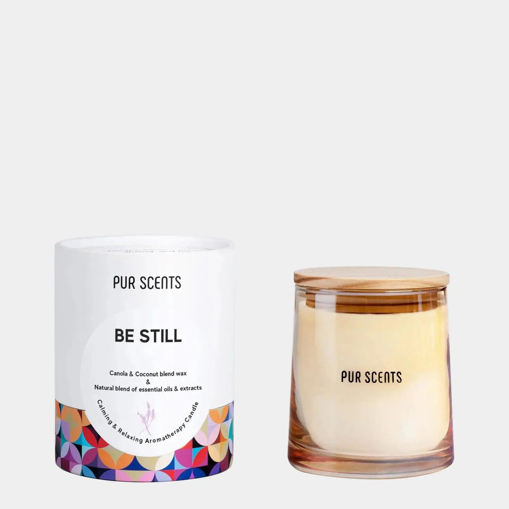 Be Still Aromatherapy Scented Candle Purscents