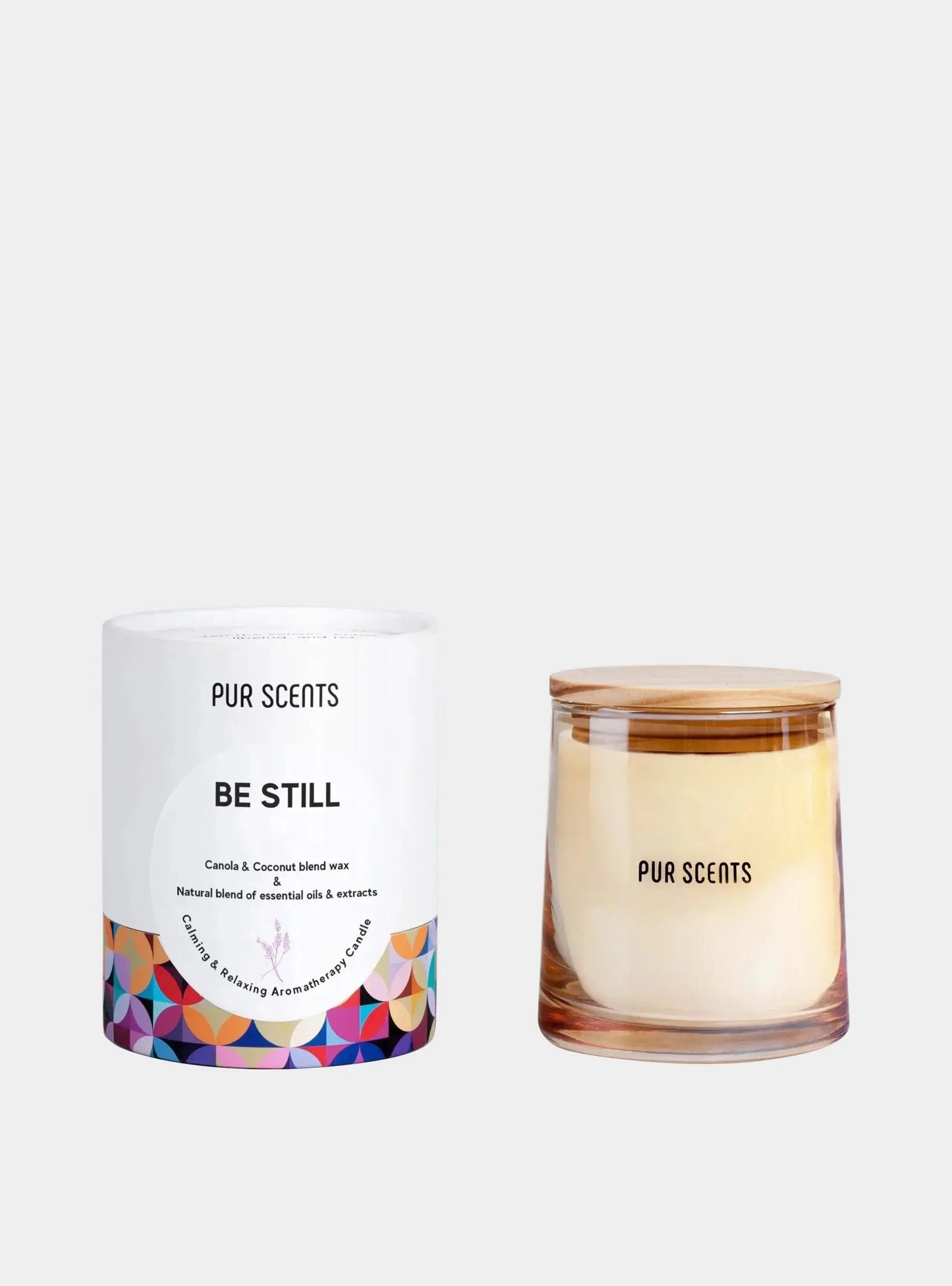 Be Still Aromatherapy Scented Candle Purscents