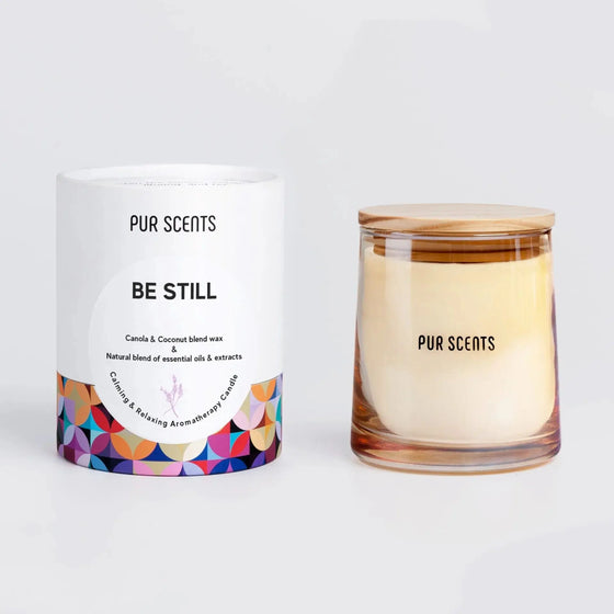 Be Still Aromatherapy Scented Candle Purscents