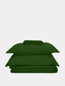  Bed Sheet Set in Forest Green Ethical Bedding