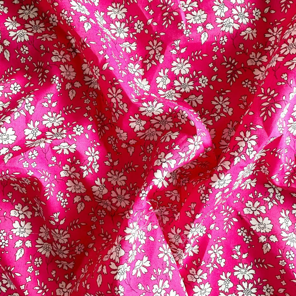 Bedding Made With Liberty Fabric CAPEL FUCHSIA Coco & Wolf