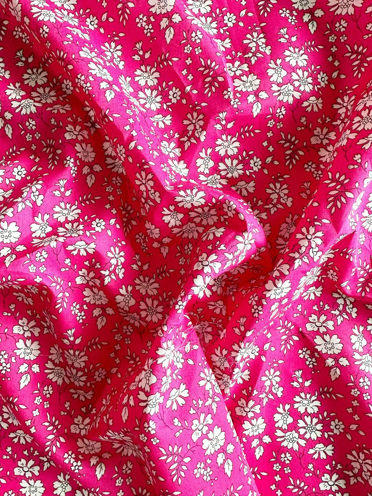 Bedding Made With Liberty Fabric CAPEL FUCHSIA Coco & Wolf