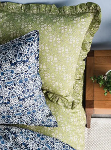  Bedding Made With Liberty Fabric CAPEL PISTACHIO Coco & Wolf