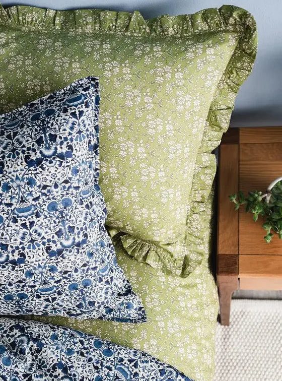 Bedding Made With Liberty Fabric CAPEL PISTACHIO Coco & Wolf