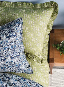  Bedding Made With Liberty Fabric CAPEL PISTACHIO