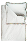 Bedding in White Made With Liberty Fabric BETSY GREY Coco & Wolf