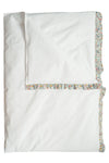 Bedding in White Made With Liberty Fabric BETSY GREY Coco & Wolf