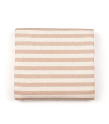  Beige Barra Cotton Table Runner - Myza