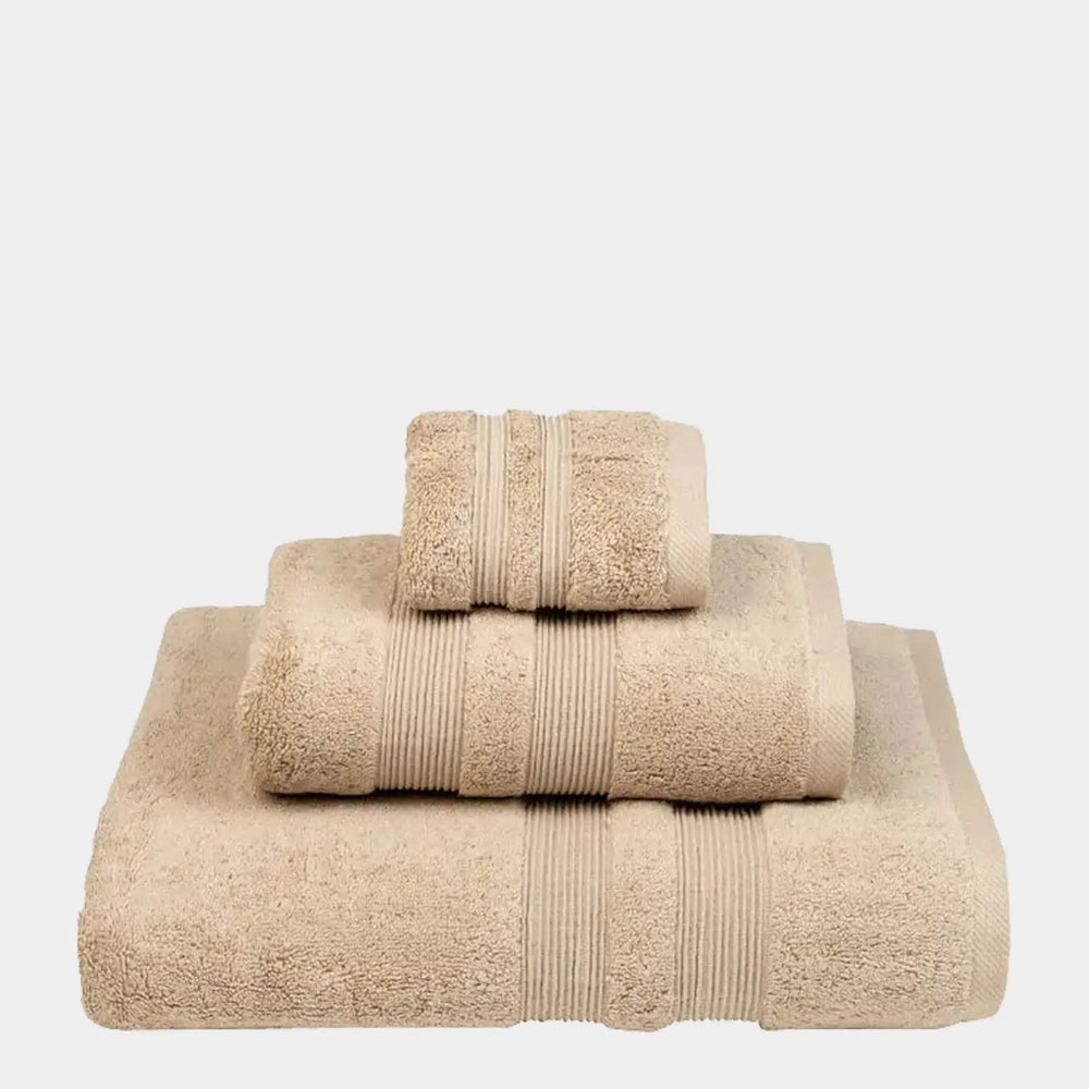 Beige Elegance Cotton Towel Torres Novas