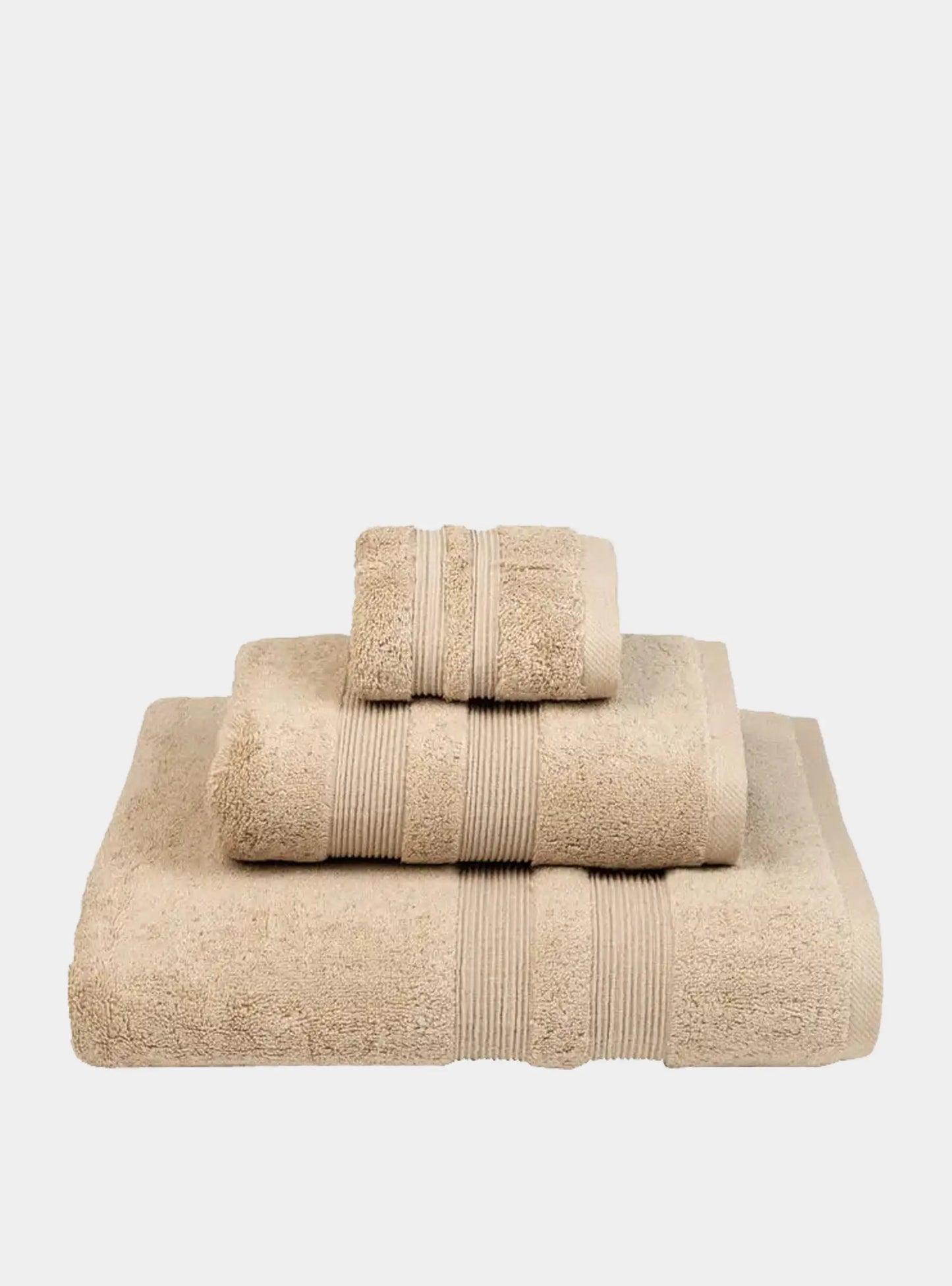 Beige Elegance Cotton Towel Torres Novas