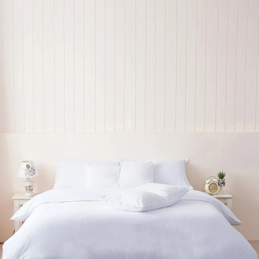 Bella Flannelette - White Bedding Sheet Story