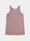 Berry Gingham Linen Nightdress Piglet