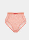 Betony Recycled-Tulle High-Rise Briefs - Canyon Peach Peachaus