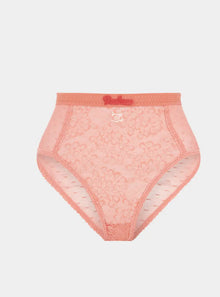  Betony Recycled-Tulle High-Rise Briefs - Canyon Peach Peachaus