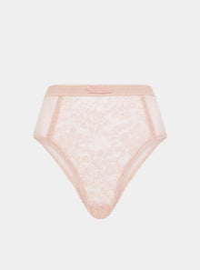  Betony Recycled-Tulle High-Rise Briefs - Dawnlight Coral Peachaus