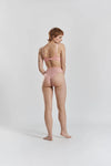 Betony Recycled-Tulle High-Rise Briefs - Dawnlight Coral Peachaus