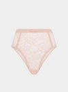 Betony Recycled-Tulle High-Rise Briefs - Dawnlight Coral