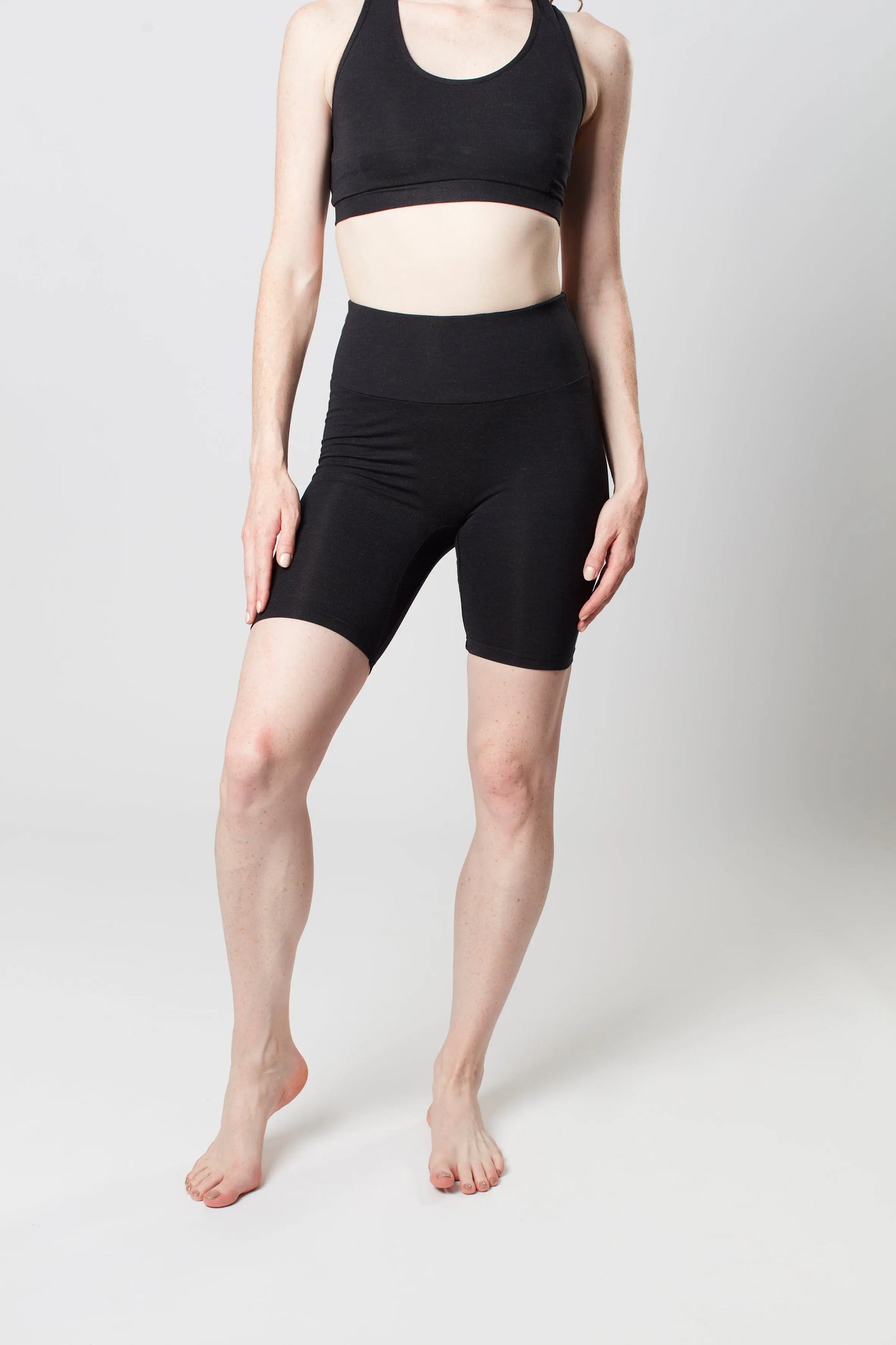 Biker Shorts - Marl Black Sōma Sportswear