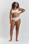 Birch Organic-Cotton Brazilian Briefs - Shoreline Peach Peachaus