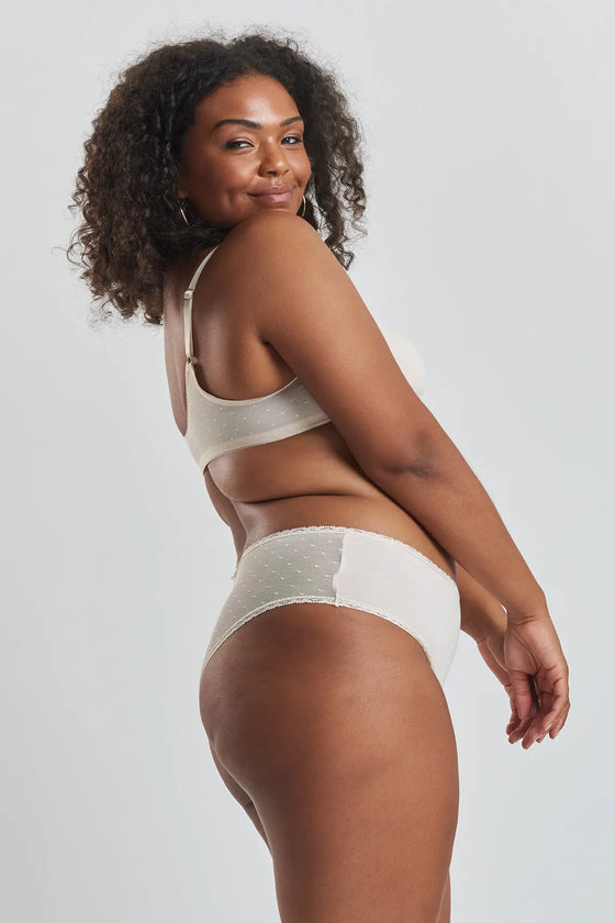 Birch Organic-Cotton Brazilian Briefs - Shoreline Peach Peachaus