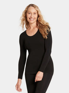  Black Bamboo Women's Long Sleeve Top Boody