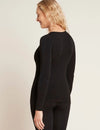 Black Bamboo Women's Long Sleeve Top Boody