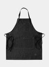 Black Collection Denim and Leather Street Apron Risdon & Risdon