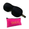 Black Contoured 3D Blackout Sleep Mask SMUG