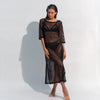 Black Daring Net Dress NOKAYA