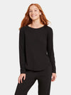 Black Goodnight Women's Bamboo Raglan Sleep Top Boody