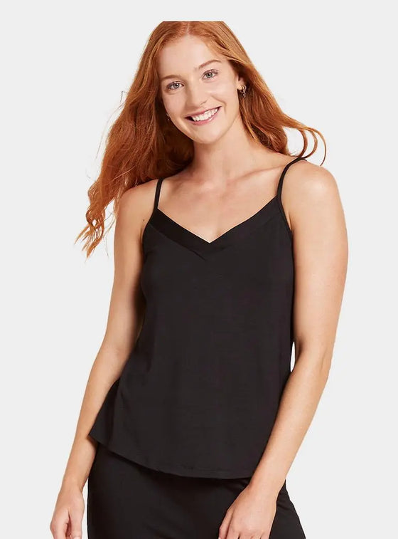 Black Goodnight Women's Bamboo Sleep Cami Boody