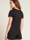 Black Goodnight Women's Bamboo Sleep Tee Boody