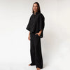 Black Heavy Linen Shirt Perfect Days - Myza