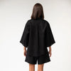 Black Heavy Linen Shirt Perfect Days - Myza