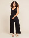 Black Long Bamboo Jumpsuit Boody