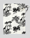 Cream/Black Matching Set in Paloma Print Short Sleeve Pyjamas AMOKA DALO