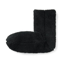  Black Men's Recycled Polyester Fleece Cosy Socks MUJI UK