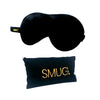 Black Satin Sleep Mask SMUG