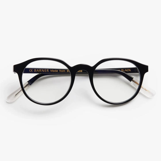 Black Williamsburg Glasses Barner