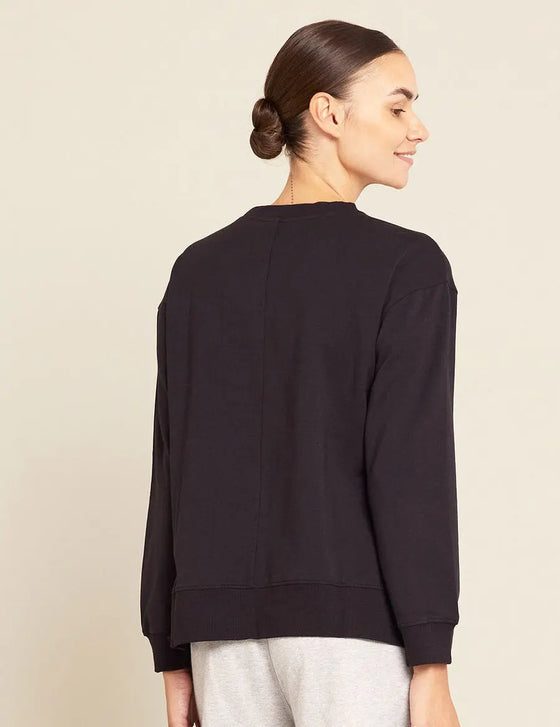 Black Women's Bamboo Lightweight Pullover Boody