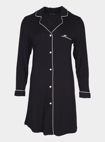 Black Bamboo Nightshirt