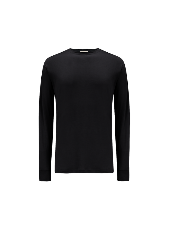 Lightweight Long Sleeve T-Shirt - Jet Black