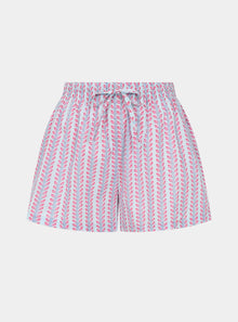  Blossom Stripe Women's Pyjama Shorts Madder & More