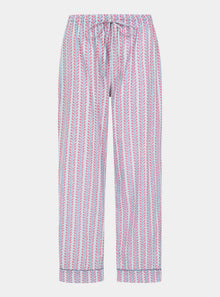  Blossom Stripe Women's Pyjama Trouser Madder & More