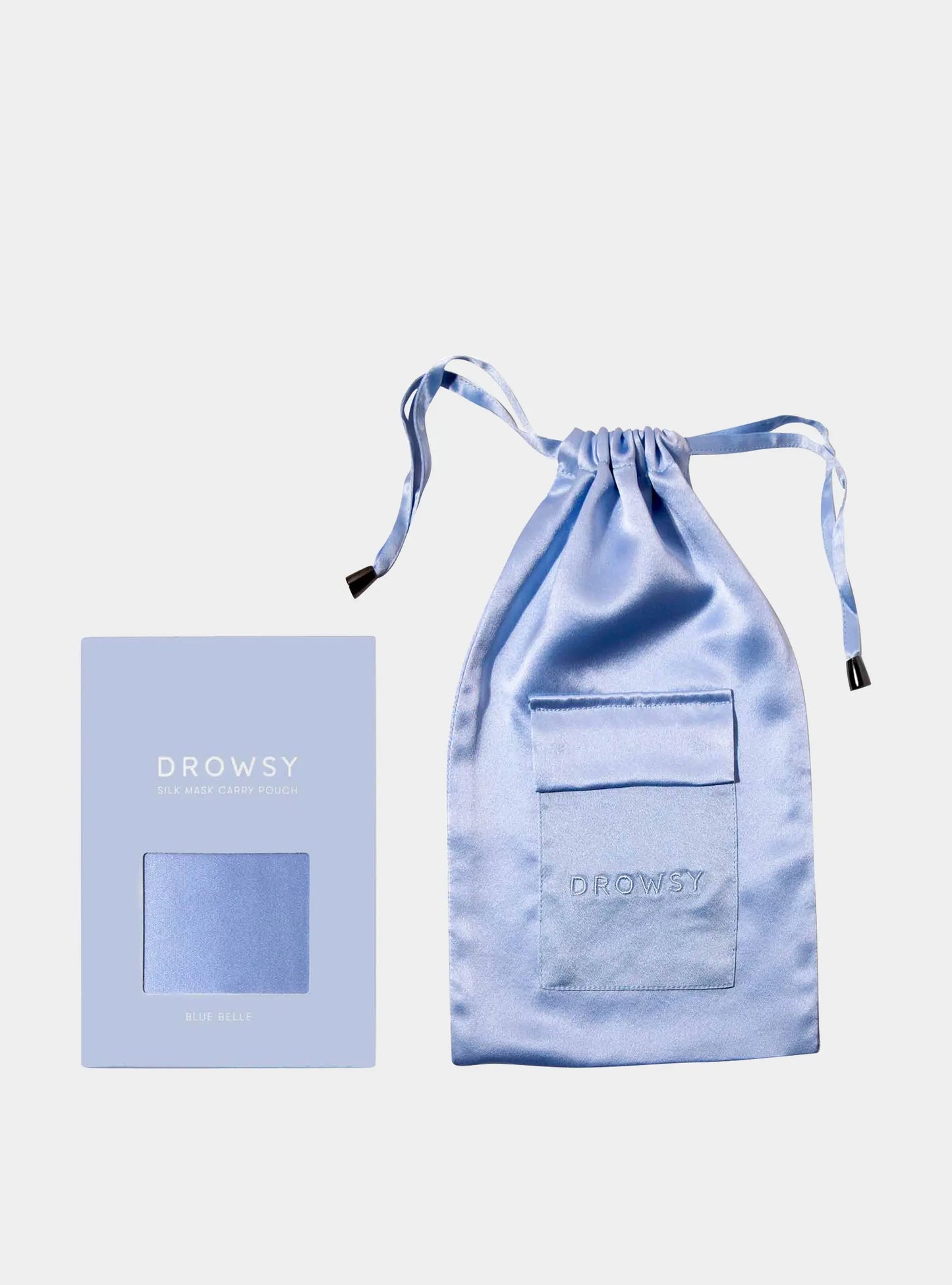 Blue Belle Silk Carry Pouch Drowsy Sleep Co