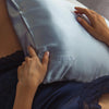 Blue Belle Silk Pillowcase Drowsy Sleep Co