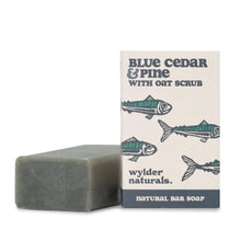  Blue Cedar & Pine With Oats Soap (Carton of 8x 120g) Wylder Naturals