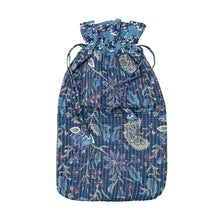  Blue Lagoon Quilted Hot Water Bottle Cover inara