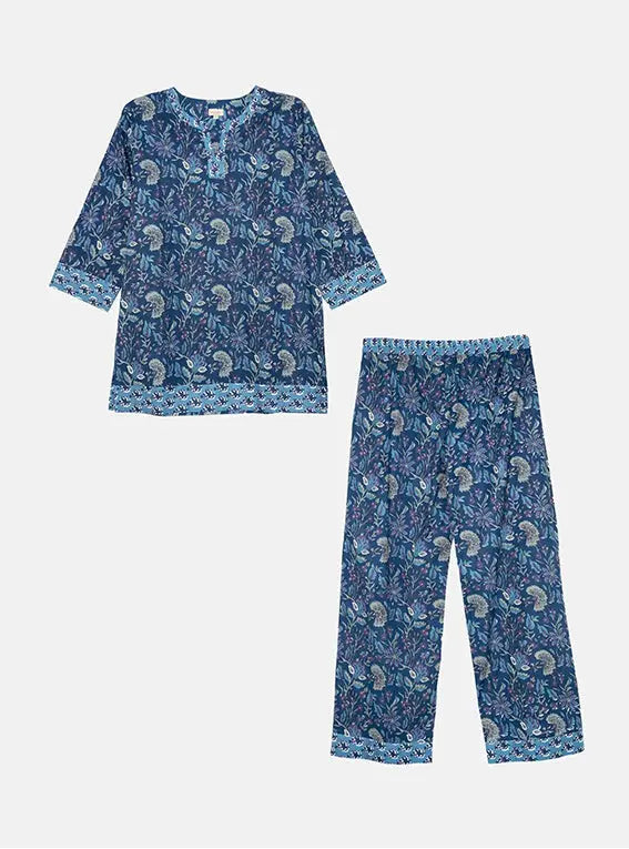 Blue Lagoon Women's Cotton Pyjamas inara