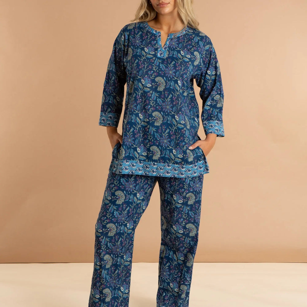 Blue Lagoon Women's Cotton Pyjamas inara